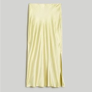 Madewell Satin Maxi Skirt
